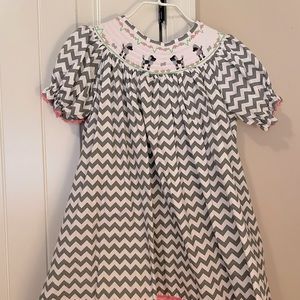 Lil Cactus girls smocked dress. NWOT.